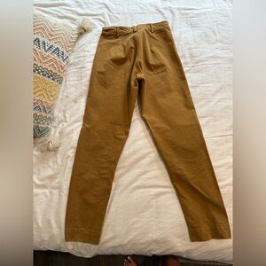 Jesse Kamm Tan Straight Leg Pants